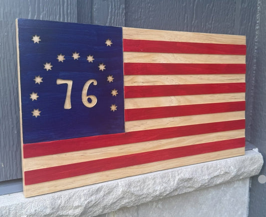 Wood Flag Bennington Flat Natural Finish